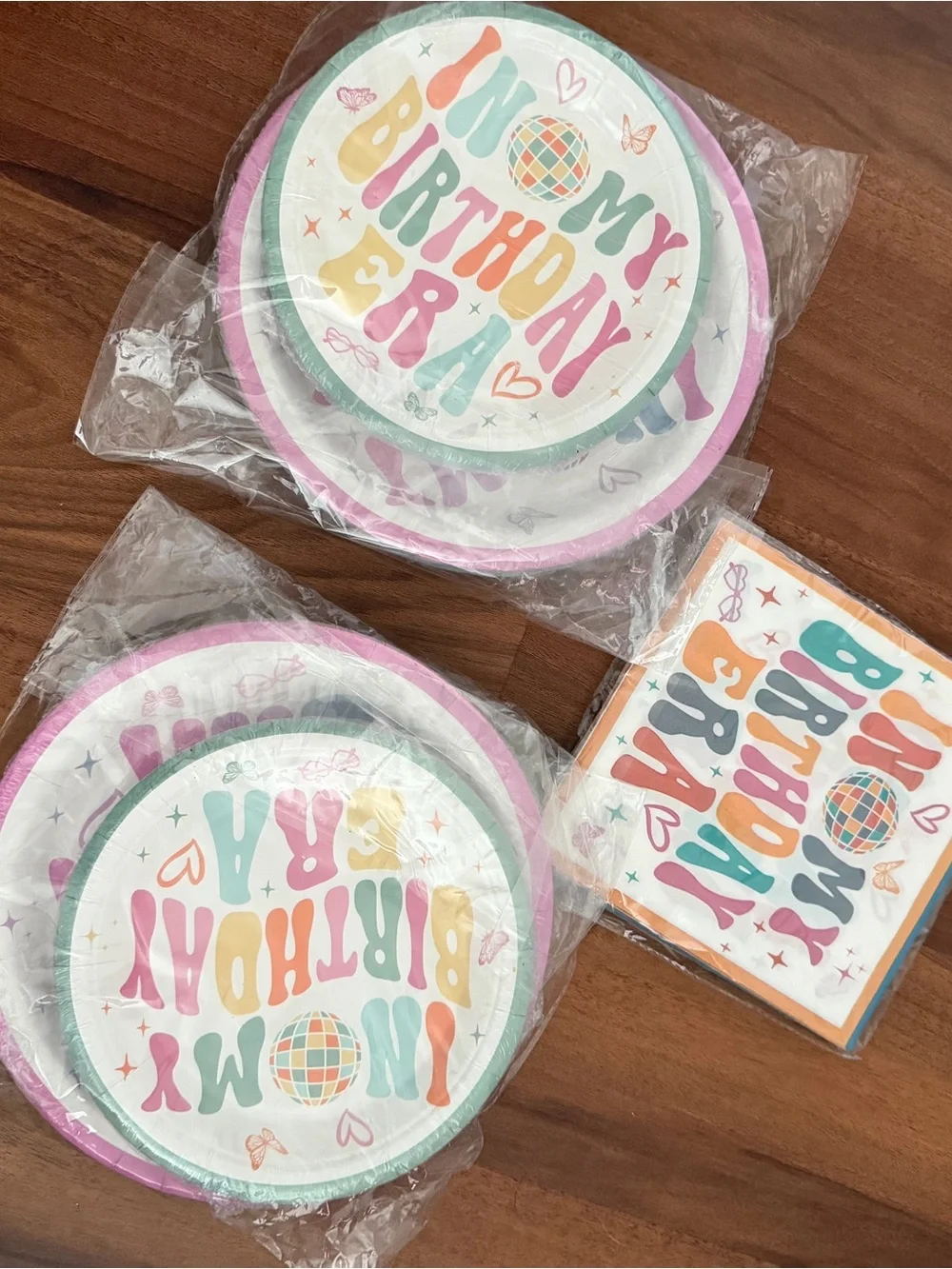 In My Birthday Era -Paper Plates and Napkins